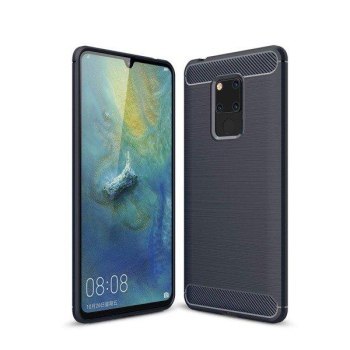 CASE ETUI CARBON LUX NIEBIESKI HUAWEI MATE 20