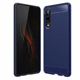 CASE ETUI CARBON LUX NIEBIESKI HUAWEI P30