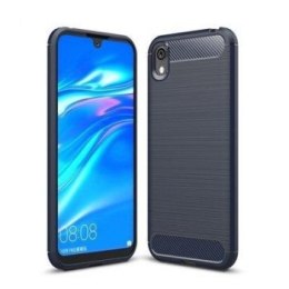 CASE ETUI CARBON LUX NIEBIESKI HUAWEI Y5 2019