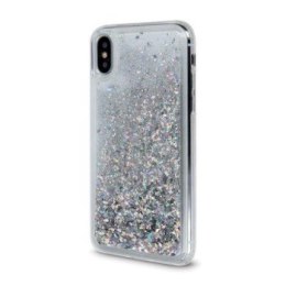 CASE ETUI LIQUID GLITTER TPU HUAWEI P20 LITE 2019 SREBRNY