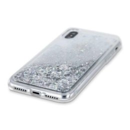 CASE ETUI LIQUID GLITTER TPU HUAWEI Y6P SREBRNY