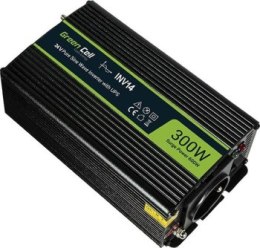 Green Cell 24V na 230V Czysta sinusoida 300W