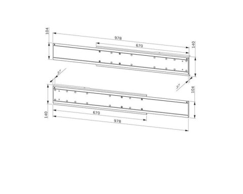 Neomounts Uchwyt ADM-875BL2 Adapter 2XLFD