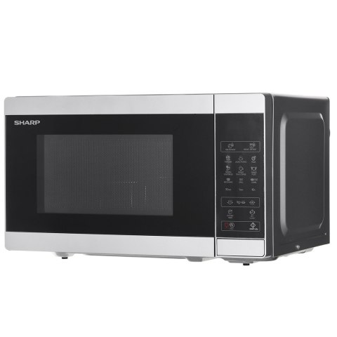 Kuchenka mikrofalowa SHARP YC-MG02E-S (800W; 20l; kolor srebrny)