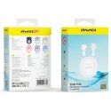 AWEI Słuchawki Bluetooth 5.3 T68 TWS ENC Białe