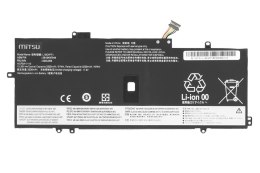 Mitsu Bateria do Lenovo ThinkPad X1 Yoga 4 5 Carbon 7 8 3325 mAh (51 Wh) 15.36V