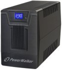 PowerWalker VI 600 SCL FR Technologia line-interactive 0,6 kVA 360 W 2 x gniazdo sieciowe