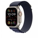 Apple Opaska Alpine w kolorze granatu do koperty 49 mm - rozmiar M - elementy z tytanu w kolorze naturalnym