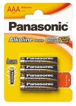 Panasonic Power Alkaline AAA - 4 szt