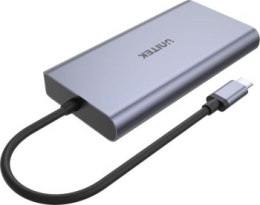 Replikator - Unitek USB-C 2x USB 3.1 HDMI DP RJ45 czytnikSD