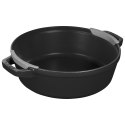 Zestaw 3 naczyń żeliwnych z pokrywką STAUB 40508-386-0 - czarny 24 cm (WYPRZEDAŻ)