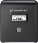 PowerWalker VI 1000 LCD 1 kVA 600 W 4 x gniazdo sieciowe