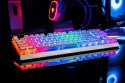 Klawiatura mechaniczna RGB Modecom Volcano Lanparty Pudding (Outemu Blue), biała