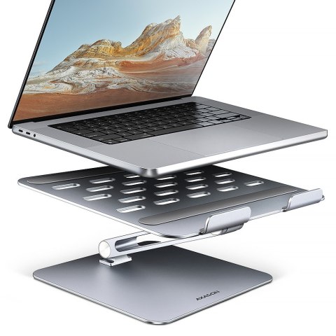 AXAGON STND-LQ Podstawa do laptopów aluminiowa 10-16" cali, regulowane kąty nachylenia