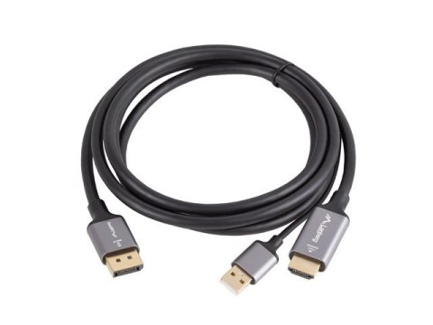Lanberg Kabel HDMI(M)-Displaypor(M) 1.8M 4K czarny