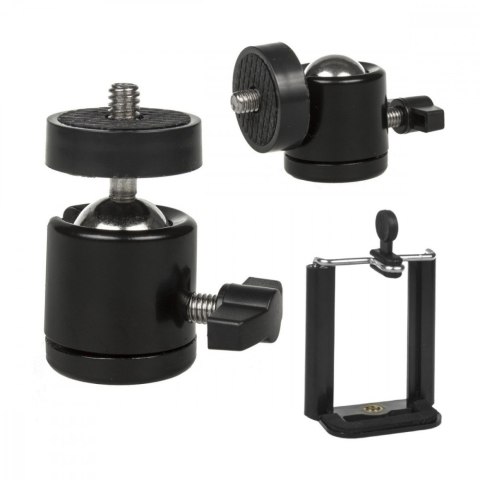 Maclean Lampa pierścieniowa LED12W 10" ze statywem MCE610