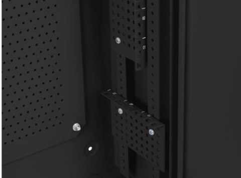 Lanberg Szafa instalacyjna rack wisząca 19 cali 6U+3U 540x200 niskoprofilowa (złożona) czarna