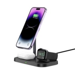 TECH-PROTECT QI15W-A22 3IN1 MAGNETIC MAGSAFE WIRELESS CHARGER BLACK