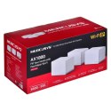 Mercusys Halo H70X (3-pack) Dual-band (2.4 GHz/5 GHz) Wi-Fi 6 (802.11ax) Biały Wewnętrzne