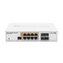 Mikrotik CRS112-8P-4S-IN łącza sieciowe Gigabit Ethernet (10/100/1000) Obsługa PoE Biały