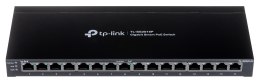 TP-Link TL-SG2016P łącza sieciowe L2/L3/L4 Gigabit Ethernet (10/100/1000) Obsługa PoE Czarny