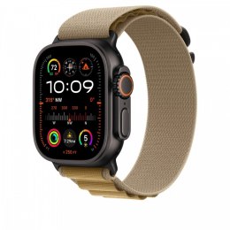 Apple Opaska Alpine w kolorze beżu do koperty 49 mm - rozmiar M - elementy z tytanu w kolorze czarnym