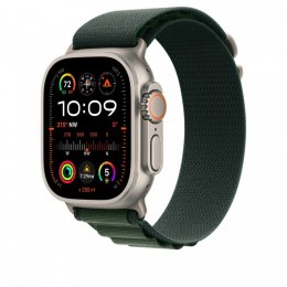 Apple Opaska Alpine w kolorze ciemnozielonym do koperty 49 mm - rozmiar L - elementy z tytanu w kolorze naturalnym