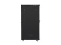 LANBERG SZAFA STOJĄCA RACK 19" 42U 800X1200 DRZWI SZKLANE LCD CZARNA FF01-8242-12BL (FLAT PACK)