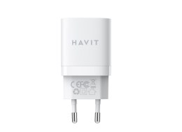 Ładowarka Havit USB-A+USB-C UC30 EU (biały)