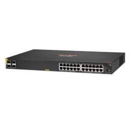 Aruba 6100 24G Class4 PoE 4SFP+ 370W Zarządzany L3 Gigabit Ethernet (10/100/1000) Obsługa PoE 1U Czarny