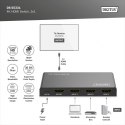 Digitus Przełącznik/Switch 4K HDMI 3x1, 60Hz HDCP 2.3, pilot, Czarny