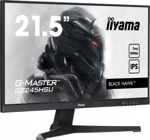 IIYAMA Monitor 22 cale G2245HSU-B2 IPS,FHD,100Hz,1ms,2xUSB,300cd