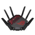 ASUS ROG Rapture GT-BE19000 router bezprzewodowy Multi-Gigabit Ethernet Trójpasmowy (2,4 GHz / 5 GHz / 6 GHz) Czarny, Czerwony