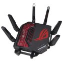 ASUS ROG Rapture GT-BE19000 router bezprzewodowy Multi-Gigabit Ethernet Trójpasmowy (2,4 GHz / 5 GHz / 6 GHz) Czarny, Czerwony