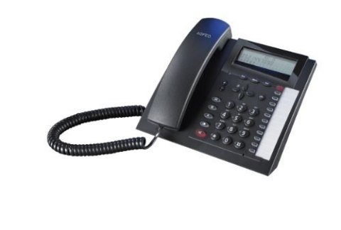 AGFEO T 18 - Analog telephone - Speakerphone - 99 entries - Black