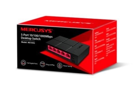 TP-LINK Przełącznik Mercusys MS105G switch 5xGE