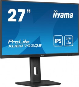 IIYAMA Monitor 27 cali XUB2793QS-B7,IPS,QHD,HAS(150mm),100Hz,300cd