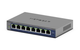 NETGEAR GS108Ev4 Nie zarządzany L2/L3 Gigabit Ethernet (10/100/1000) Szary