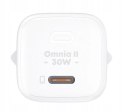 AUKEY PA-B1L White Omnia II Mini ładowarka sieciowa 1xUSB-C PowerDelivery 30W 5A