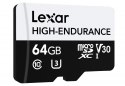 Lexar Karta microSD High Endurance 64GB C10 A1 U1 V30 100/35MB/s