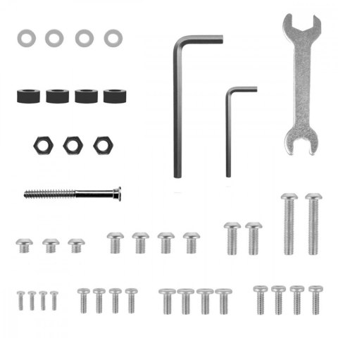 Maclean Stand wózek do monitora CPU na kółkach MC-793 W Biały