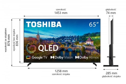 Toshiba Telewizor QLED 65 cali 65QG5E63DG