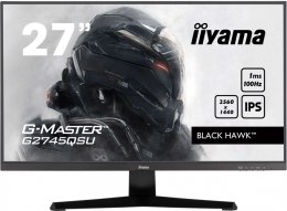 IIYAMA Monitor 27 cali G2745QSU-B2,IPS,QHD,100Hz,1ms,2xUSB,300cd