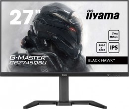 IIYAMA Monitor 27 cali GB2745QSU-B2,IPS,QHD,100Hz,1ms,2xUSB,300cd