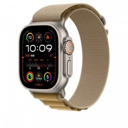 Apple Opaska Alpine w kolorze beżu do koperty 49 mm - rozmiar M - elementy z tytanu w kolorze naturalnym