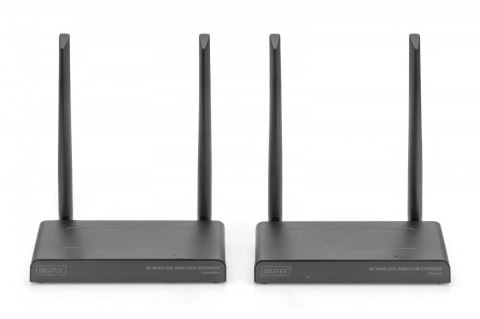 Digitus Przedłużacz/Extender KVM HDMI+USB bezprzewodowy 150m UHD 4K60Hz (zestaw)