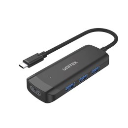 UNITEK HUB AKTYWNY USB-C 3X USB-A 3.1, HDMI 4K30HZ