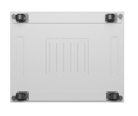 Lanberg Szafa stojąca rack 19 cali 42U 800x1000 szara drzwi szkalne flat pack