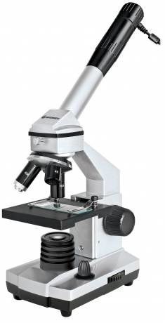 Bresser Optics JUNIOR - USB microscope - 1024x - Schwarz - Silber - Metall - LED - Windows 7 Enterprise,Windows 7 Enterprise x64