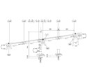Neomounts Ramię do monitora DS60-600BL3